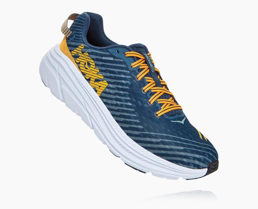 Zapatillas Running Hoka One One Hombre - Rincon - Azul Marino/Blancas - ABK748162